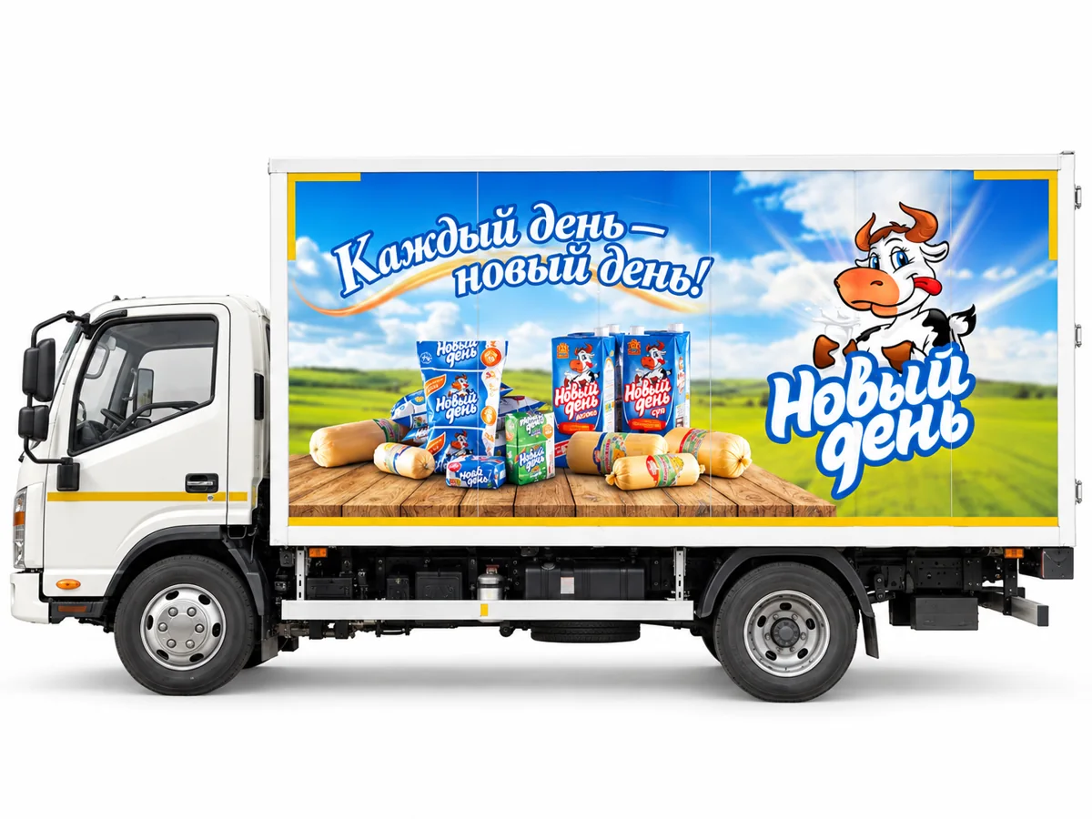 Branding: side view