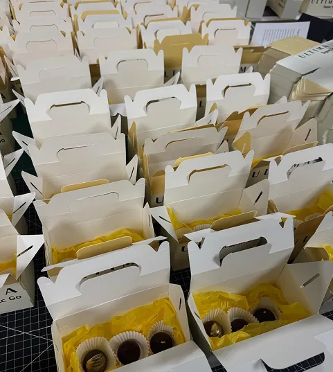 Готовые боксы перед доставкой